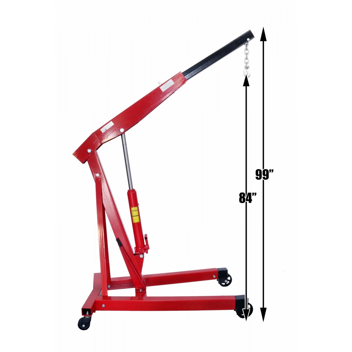 3 Ton (6000 LB) Engine Hoist Cherry Picker Shop Crane