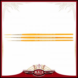 Andrew Mack Series AJ Alan Johnson Signature Fine Detailing Pinstriper Special Taklon Brushes