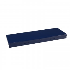 Andrew Mack BB-46 Sapphire Blue Brush Box for Pinstriping Brushes