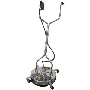 BE Pressure 20" Whirl-A-Way Stainless Steel Flat Surface Cleaner with Castors