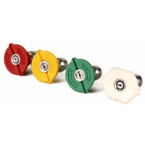 Raptor Blast 4pc Stainless Steel Quick Connect Nozzle Kit 3.0-6.0