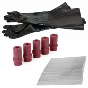 Dragway Tools Model 60 Sandblast Cabinet Kit with Gloves, Window Films, Nozzles