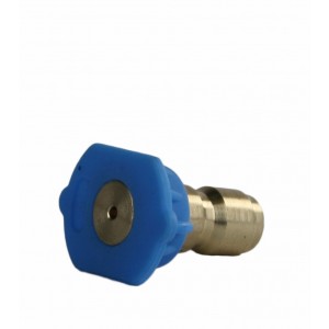Erie Tools Pressure Washer Brass Jet Flush 45° Nozzle with 1/4" Quick Connect
