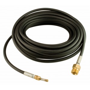 Erie Tools® 50' Sewer Jetter Hose with M22 Fitting for Light-Duty Sewer Cleaning