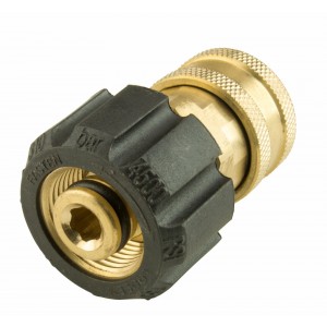 Erie Tools® Pressure Washer Twist Connect M22 X 3/8" Quick Disconnect Brass Fitting