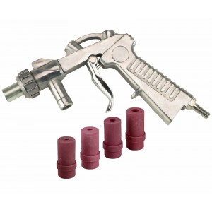 Dragway Tools Gun & Nozzles Kit for Model 25, 60 and 90 Sandblast Cabinets