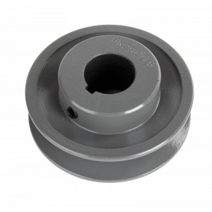 Leeson Electric 2.8 X 7/8" Single Groove Fixed Bore Pulley made of Cast Iron Construction BK28X7/8