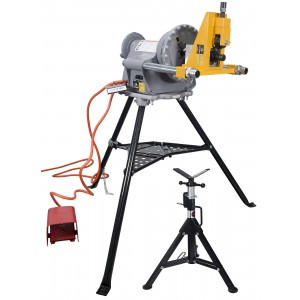 RIDGID® 300 Power Drive (Reconditioned) and Steel Dragon Tools® 915 Roll Groover