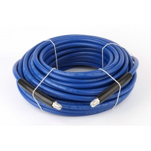 Schieffer 3000 PSI 1/4" x 150' Blue Non Marking Carpet Cleaning Hose
