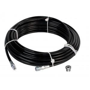 Schieffer® 1/8" 4800 PSI Sewer Jetter Hose & Button Nose Nozzle