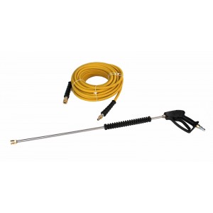 Schieffer 4000 PSI 3/8" x 100' Animal Fat Resistant Pressure Washer Hose and Gun Kit