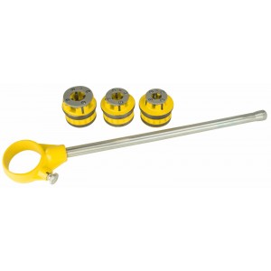 Steel Dragon Tools® 1/2", 3/4", 1" Ratchet 12R Pipe Threading Kit