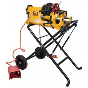 Steel Dragon Tools 300 Compact Pipe Threading Machine and Cart