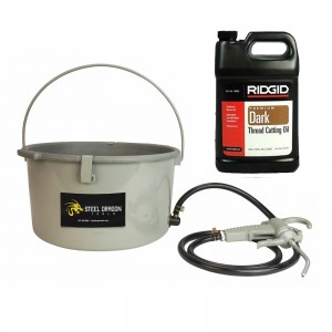 Steel Dragon Tools® 418 Oiler & 1 Gallon RIDGID® Dark Threading Oil