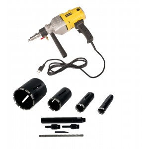 Steel Dragon Tools® 85D with 1.5" 2" 3" 5" Dry Diamond Core Drill Bits