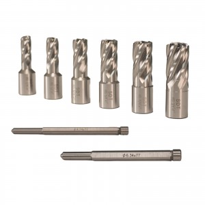 Steel Dragon Tools® 7pc. HSS Annular Cutter Kit 1" Depth 7/16" to 3/4"