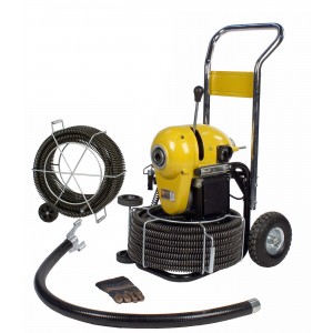 Steel Dragon Tools® K1500A Drain Cleaning Machine and 120' Cable