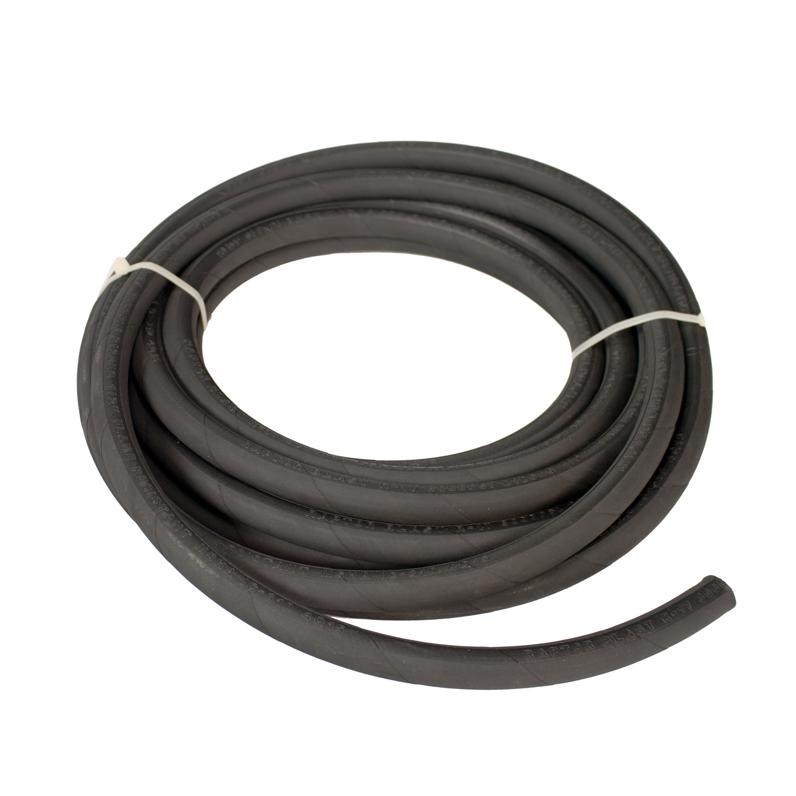 Erie Tools Hydraulic Hose 25 FT x 1/2 inch Steel Wire Braids – Hose Only