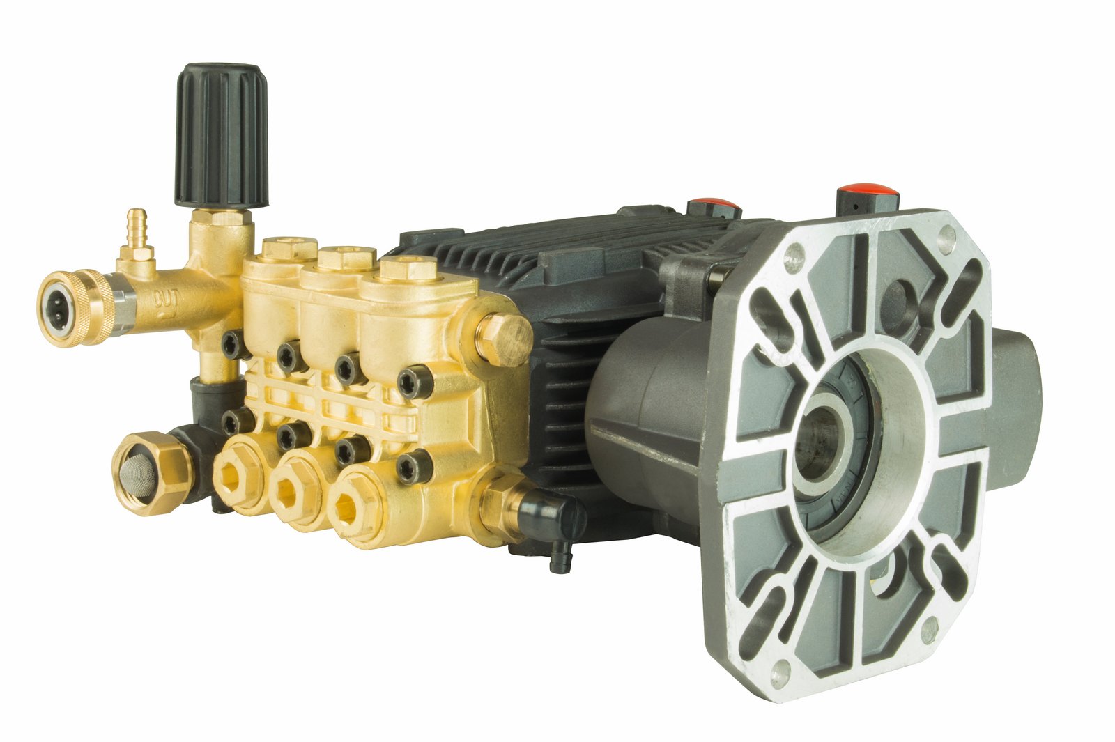 Erie Tools 4.4 GPM, 3600 PSI Triplex Pressure Washer Pump and Gearbox