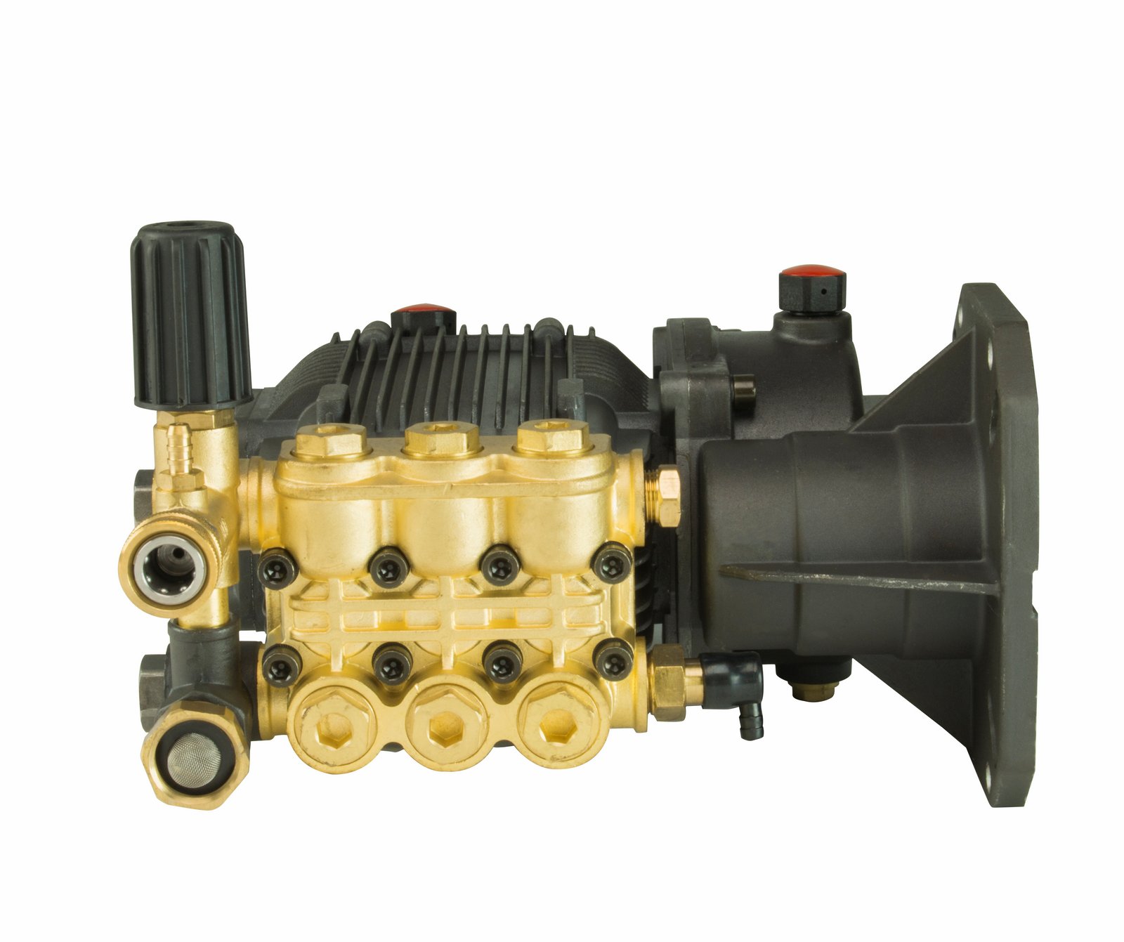 Erie Tools 4.4 GPM, 3600 PSI Triplex Pressure Washer Pump and Gearbox