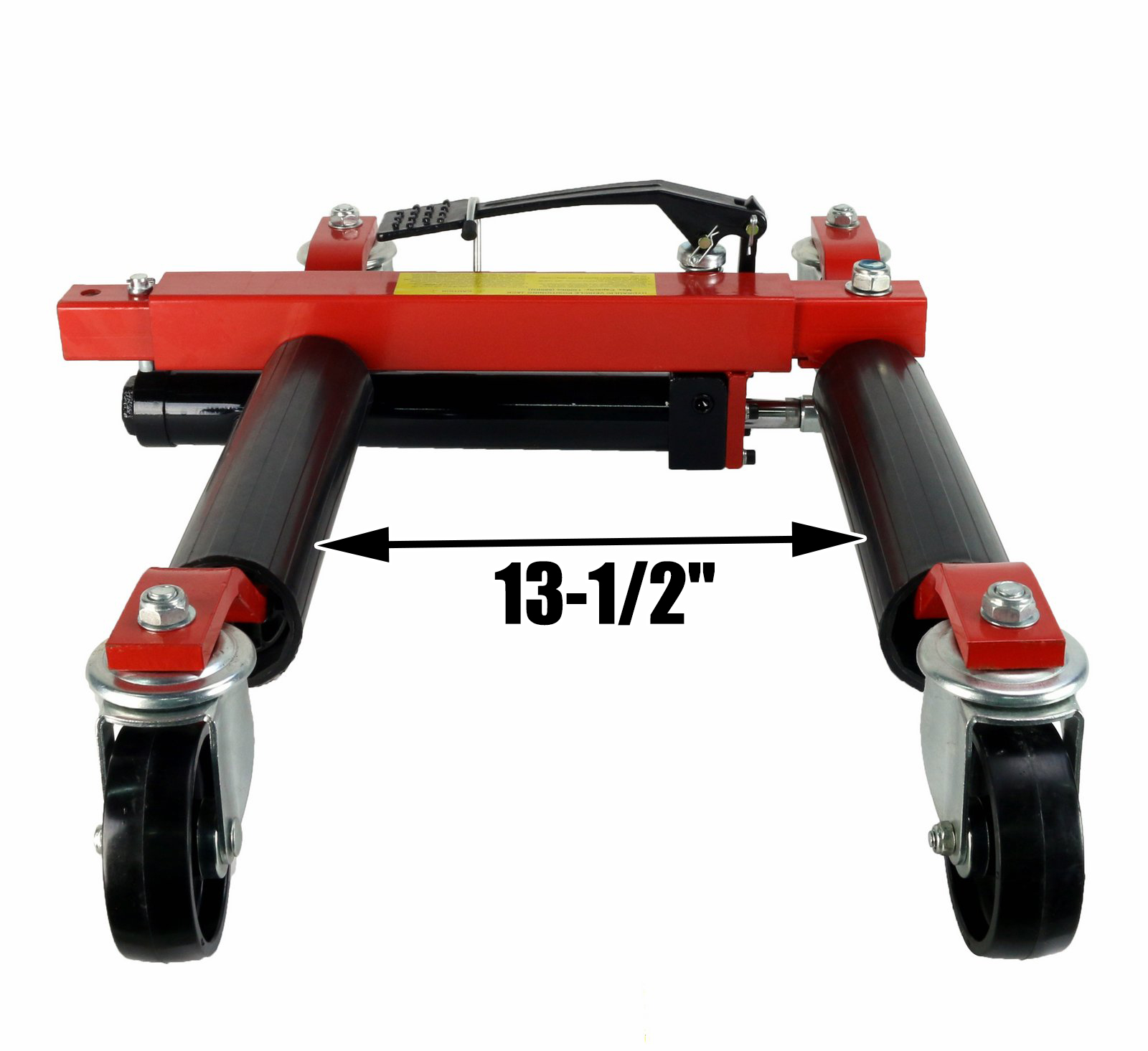 4 Hydraulic Car Wheel Dolly Jack Positioning Hoist 1500lb 13 5