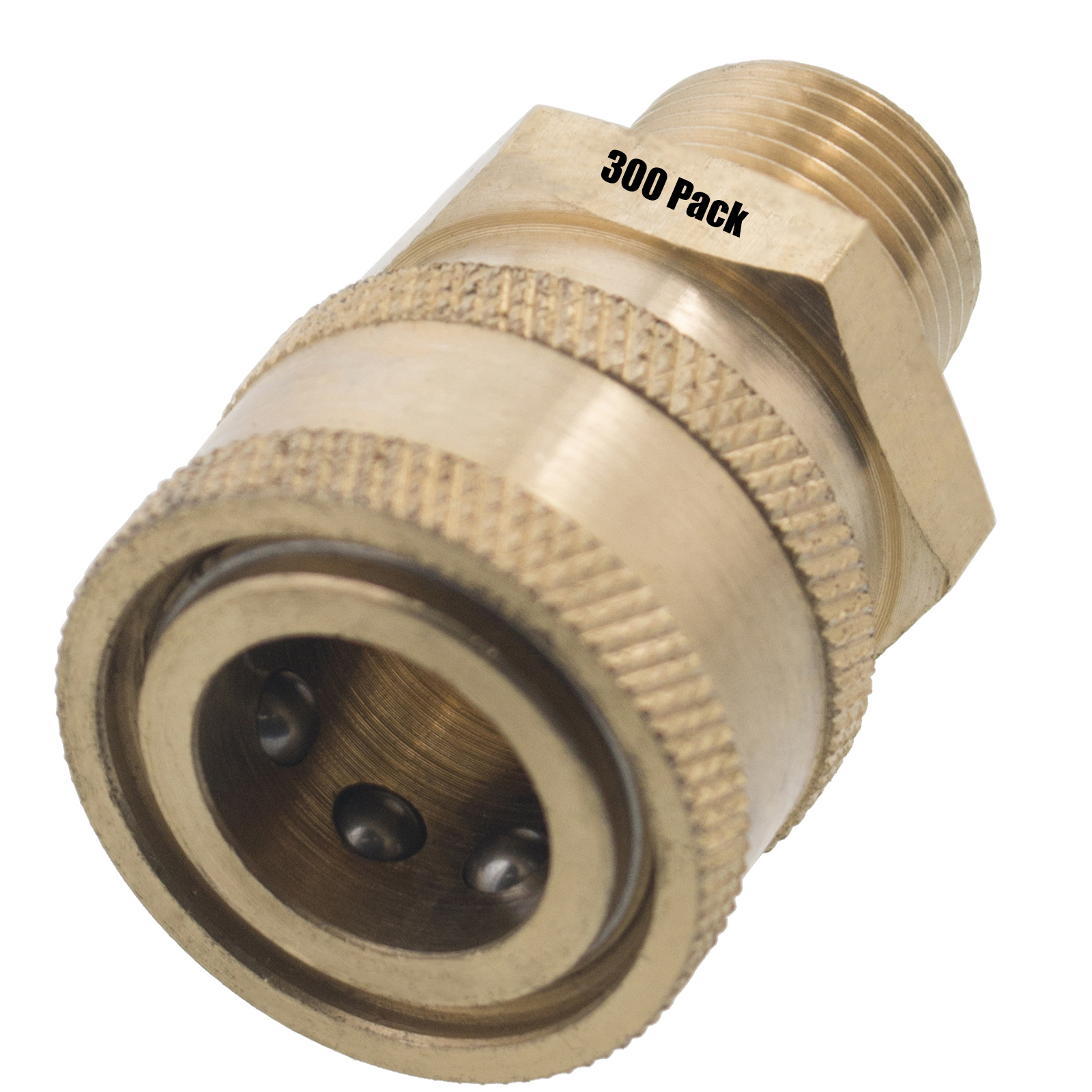 (300) 3/8" MPT Male Brass Socket Quick Connect Coupler Pressure Washer