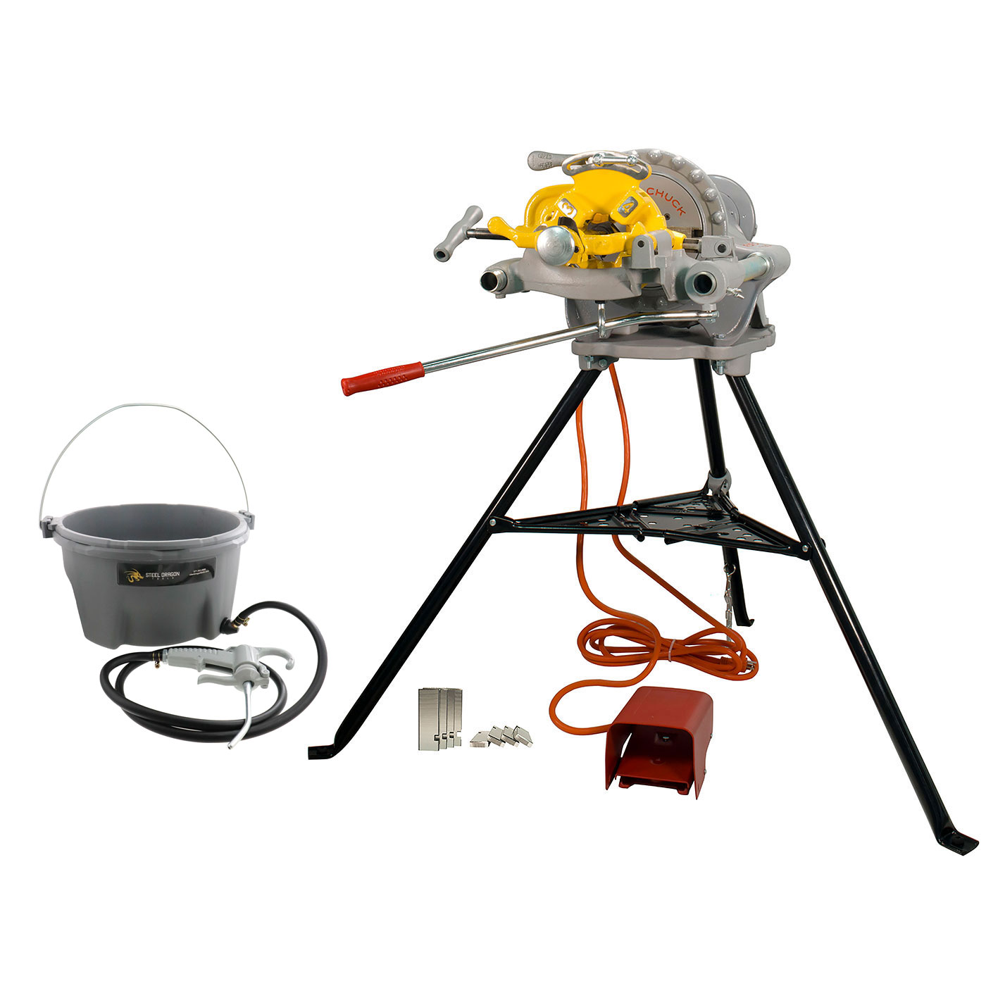 Reconditioned RIDGID® 300 Pipe Threader 15682 with Four (4) sets of