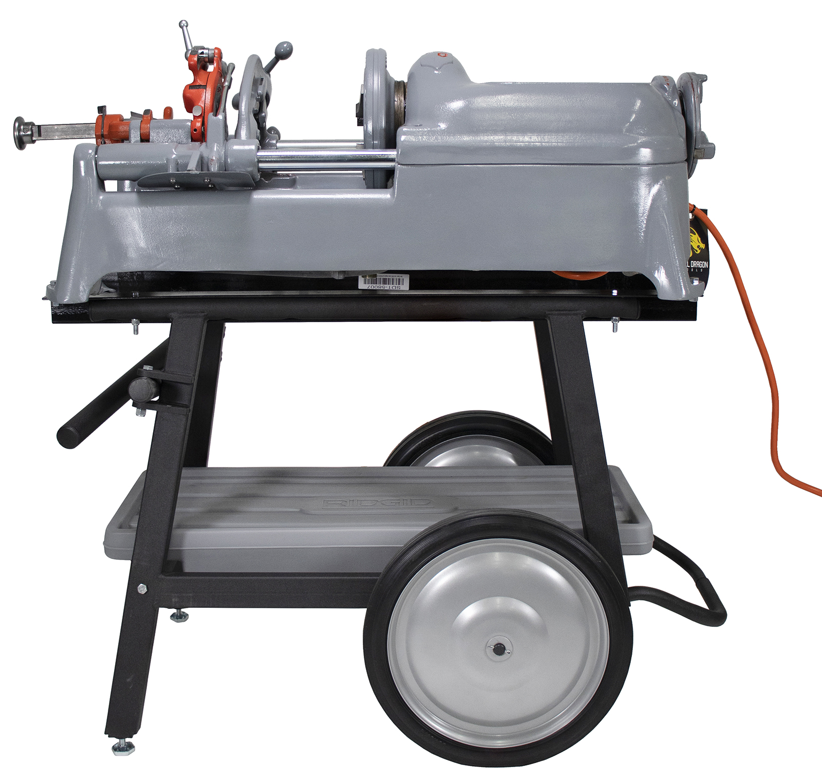 Reconditioned RIDGID 535 V1 Pipe Threading Machine With 150a Cart 811a