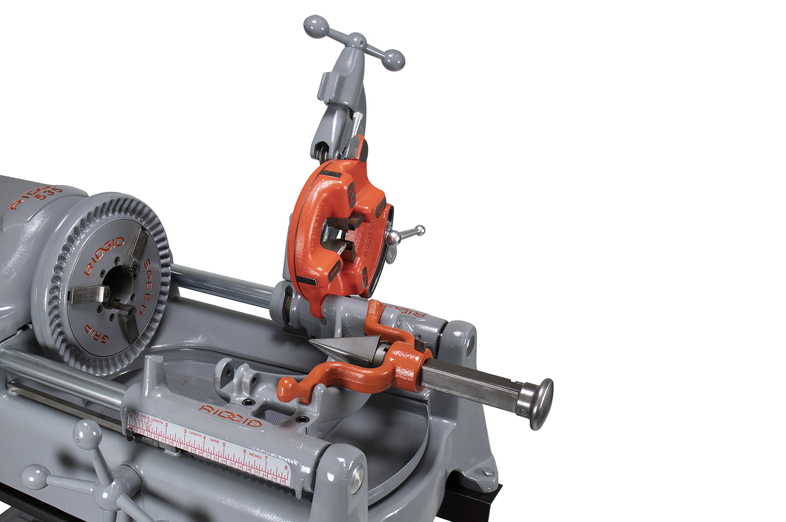 Reconditioned RIDGID 535 V1 Pipe Threading Machine With 150a Cart 811a