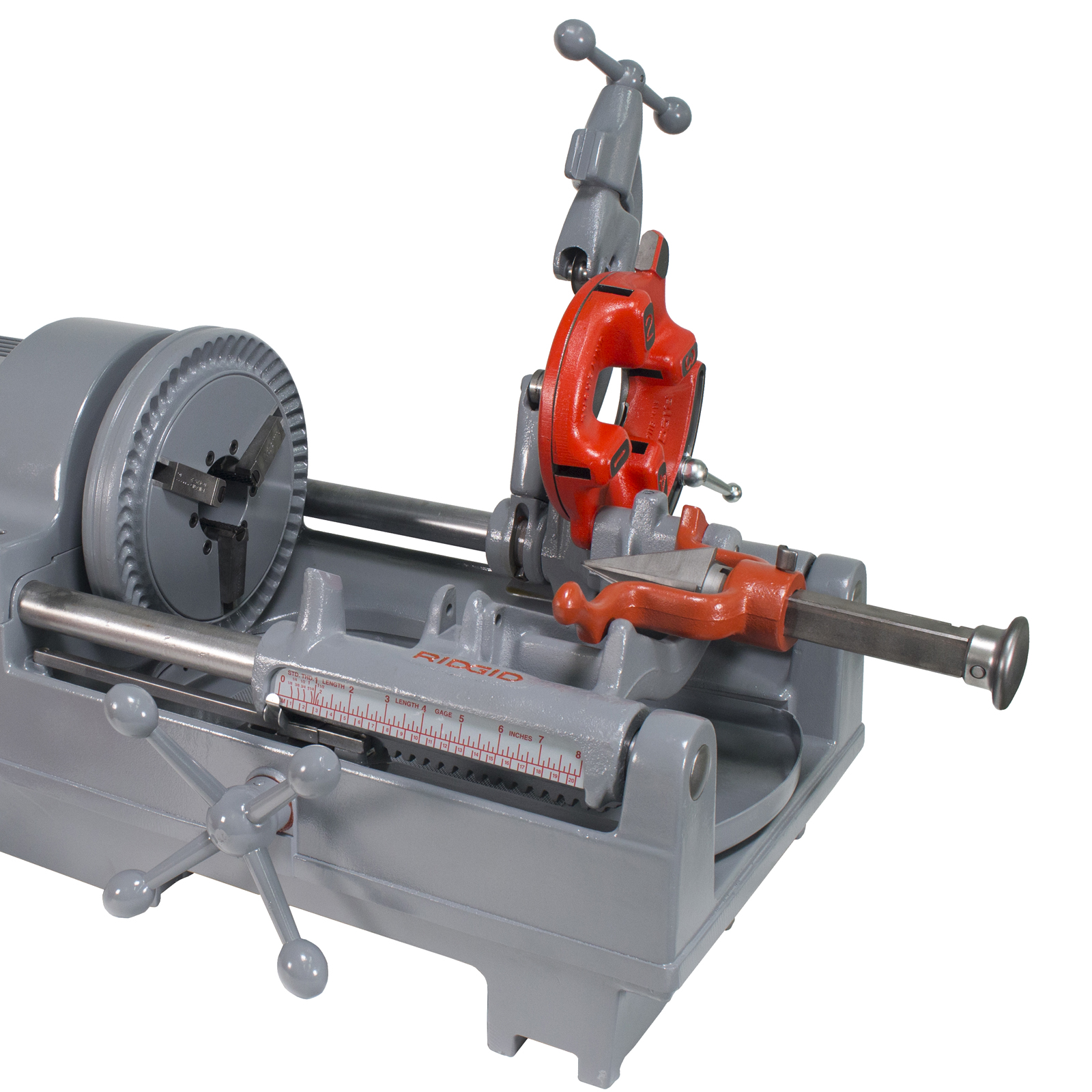 Reconditioned RIDGID 535 V2 Pipe Threading Machine With 811a Die Head