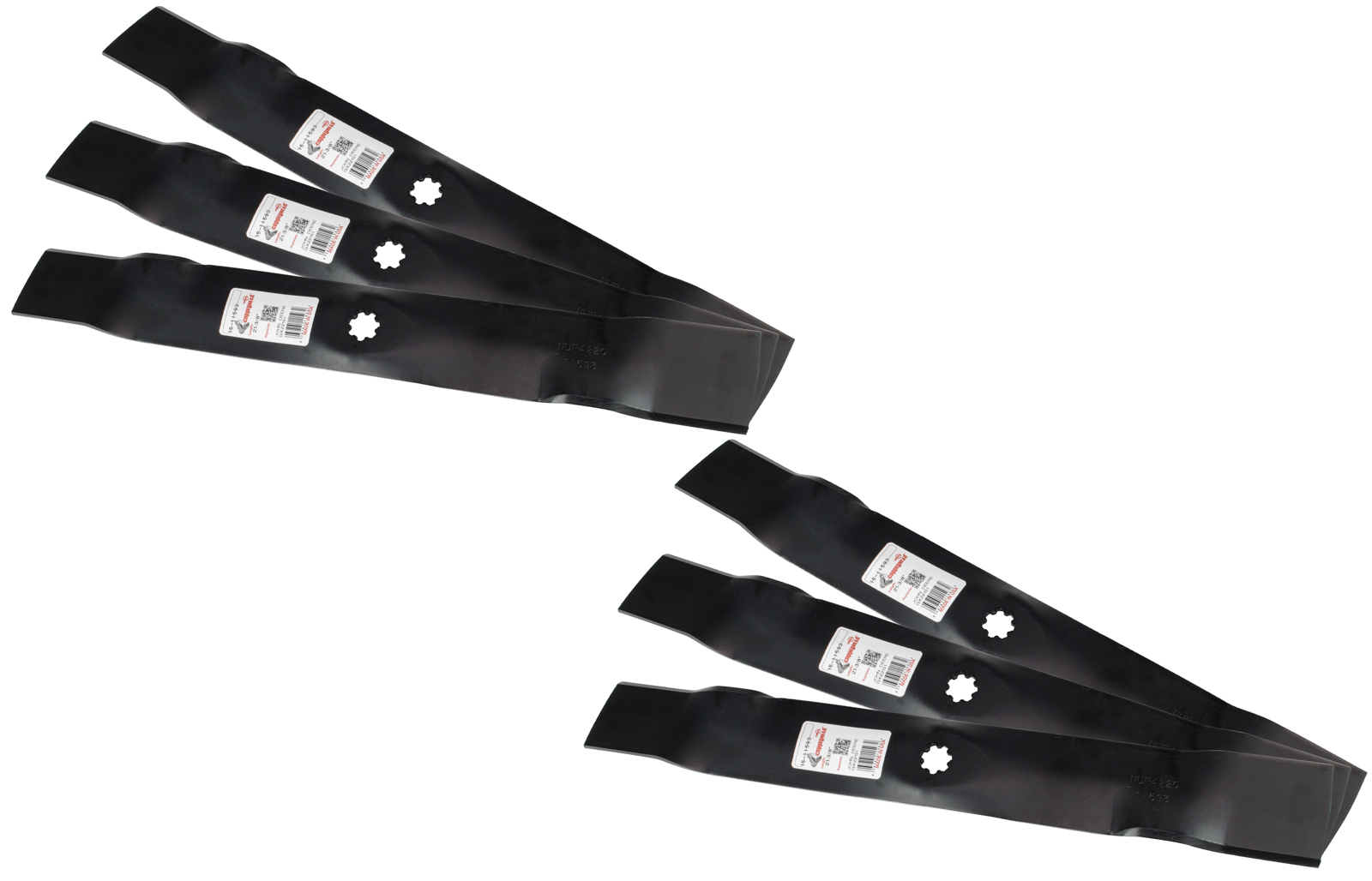 6 Mower Blades for John Deere GX22151 GY20850 D100 D110 D120 LA115 42in