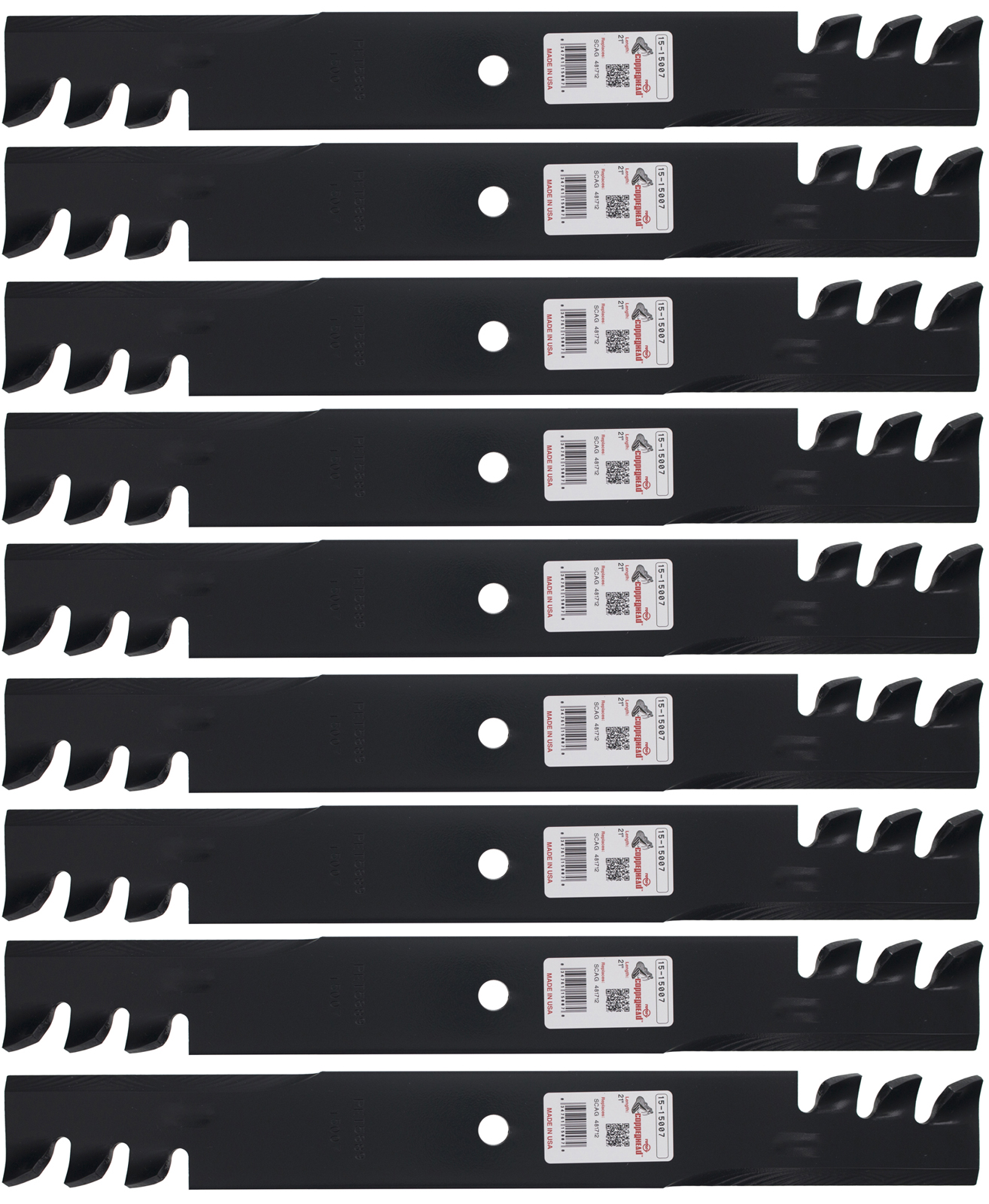 なりページ　SCO-61/CW 9 Rotary® 15007 Mower Blades for Scag® 481712 Fits 60