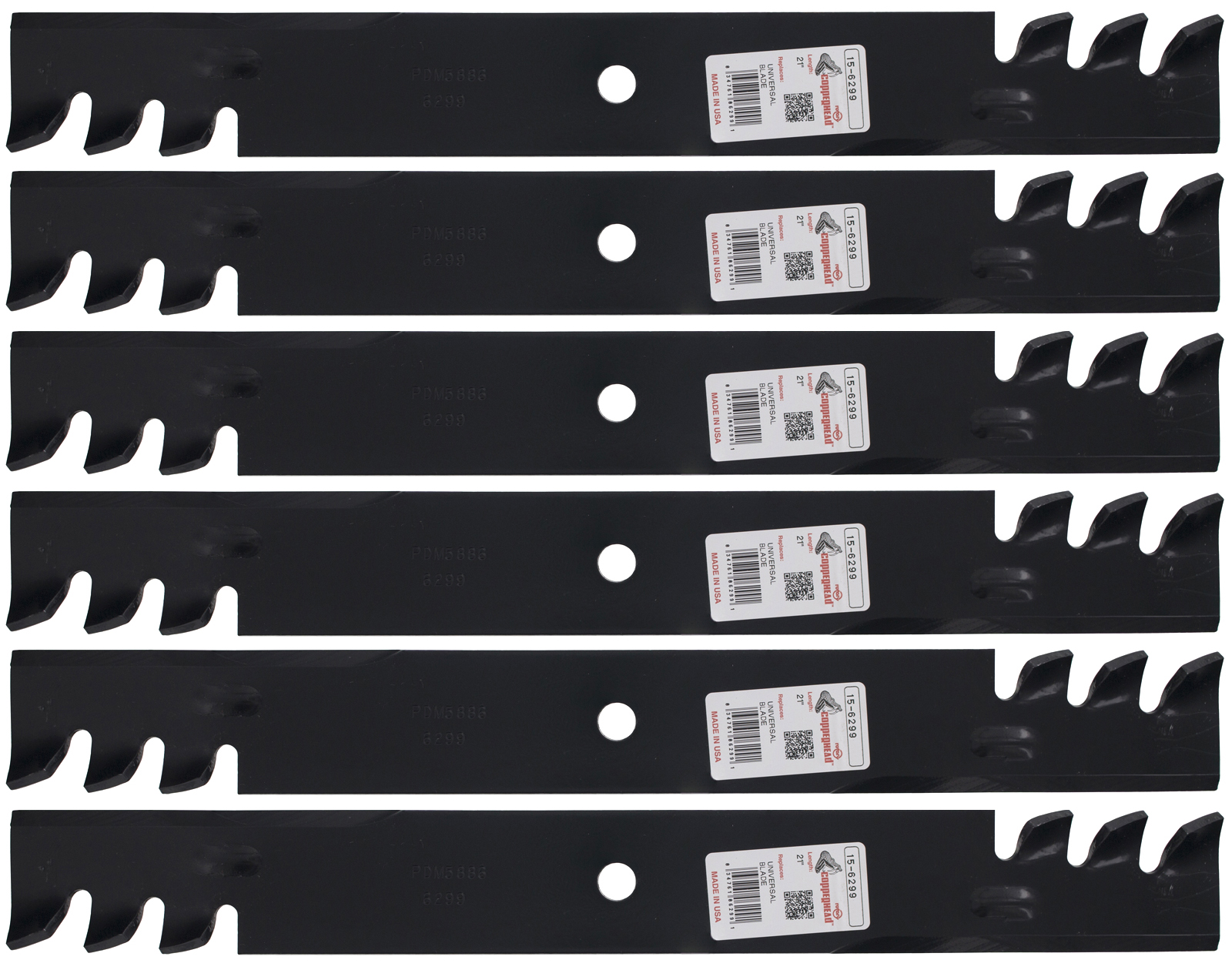 6) Rotary® Blades for Bobcat® 112243-03 112111-03 2722543-03 61