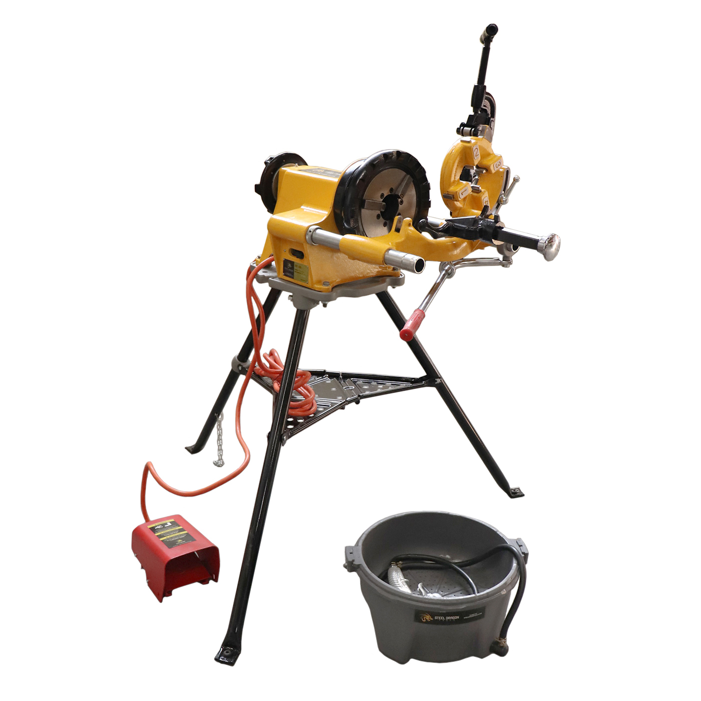 Steel Dragon Tools® 300 Pipe Threader Threading Machine fits RIDGID