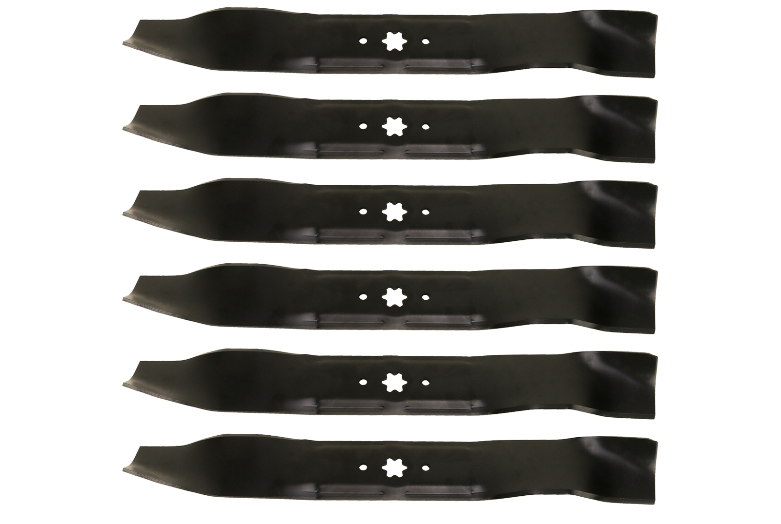 (6) USA Mower Blades® Mulching High Lift for Craftsman SPM214685078 42