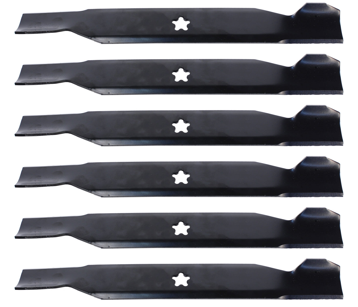 (6) USA Mower Blades® High Lift for Husqvarna 532127843 532138498 42