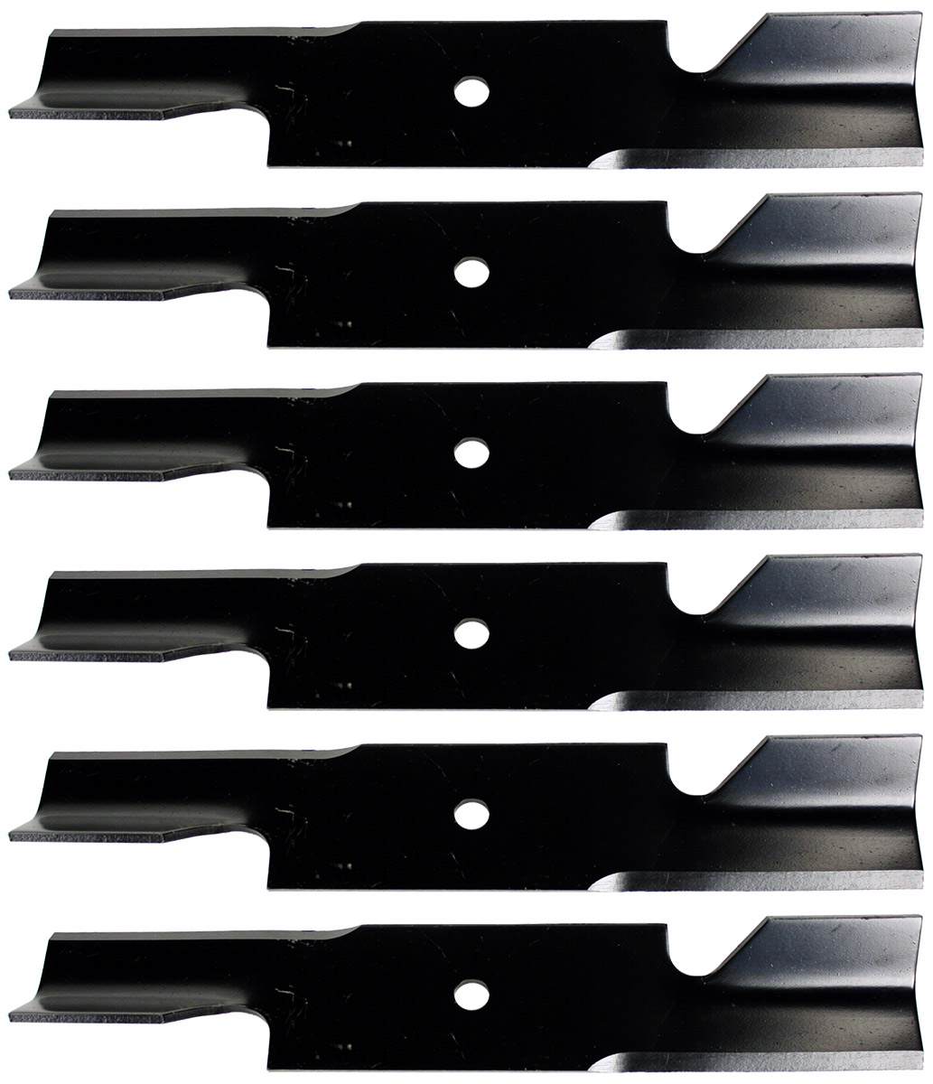 6-Pack Mulching Blades For Scag 48" Cut & John Deere - Replaces 48110, 481706, AM104489