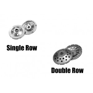 Diamond Products Delux Cut Single & Double Row Segmented Cup Grinders - Basic Quality & Economical Grinding Value