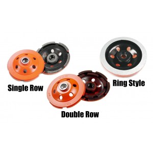 Diamond Products Heavy Duty Orange Single & Double Row Segmented Cup Grinders - General Grinding & Heavier Removal