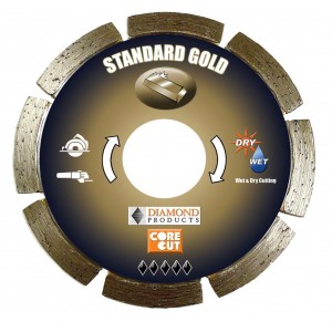 Diamond Products Small Diameter Segmented Dry Standard Gold Cutting Blades - Better Quality & Cutting Value