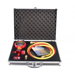 IWISS Digital Manifold Gauge With 2 Hoses For Servicing Refrigeration Systems