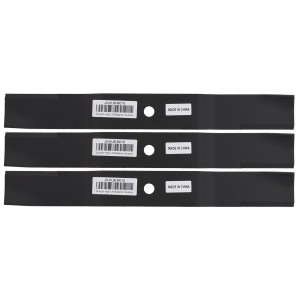 3 Straight High-Lift Mower Blades for Kubota Z Series K472 K5371-34340 60" Deck