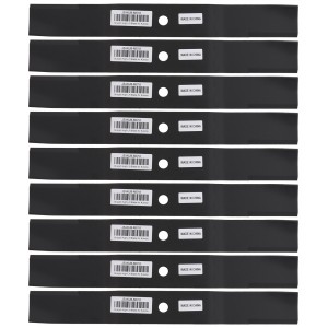 9 Straight High-Lift Mower Blades for Kubota Z Series K472 K5371-34340 60" Deck