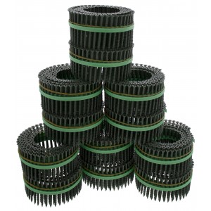 MURO® Green Epoxy #8 x 2-1/2" Square Flathead Wood Deck Screws for Speed Driver