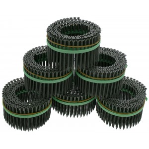 MURO® Green Epoxy #8 x 3" Square Flathead Wood Deck Screws for Speed Driver