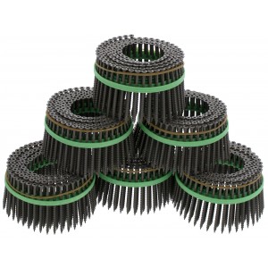 MURO® Gray Epoxy #8 x 3" Square Flathead Wood Deck Screws for Speed Driver