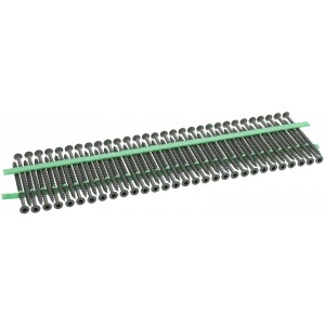 MURO® Green Epoxy #8 x 3" Square Flathead Wood Deck Screws for Ultra Driver