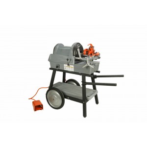 RIDGID® (Reconditioned) 1822-I Auto Chuck Pipe Threading Machine and 150A Cart