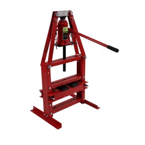 Dragway Tools 12 Ton A-Frame Hydraulic Shop Press with Press Plates