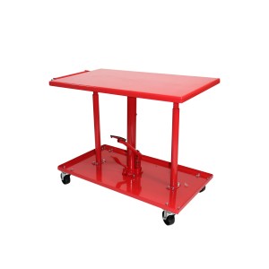 Dragway Tools 1100 lb Capacity Adjustable Hydraulic Lift Table